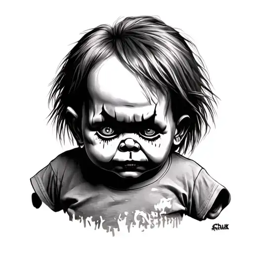Chucky tattoo design idea