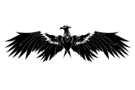 eagle sitting tattoo design idea