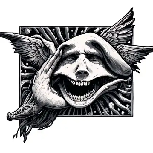 Comfortably Numb tattoo design idea