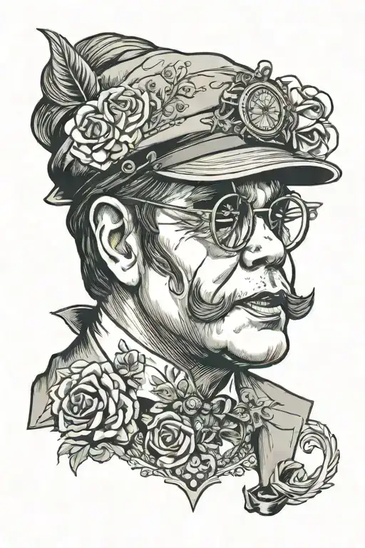 elton john tattoo design idea