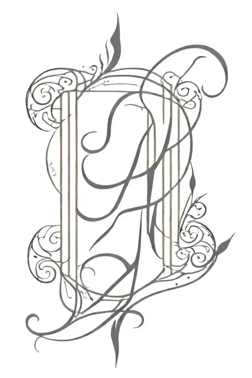 arabic calligraphy tattoo design idea