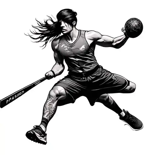 Sport tattoo design idea