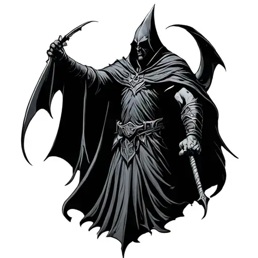 nazgul lord of the rings tattoo design idea
