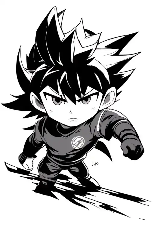 shawn frost character from inazuma eleven tattoo design idea