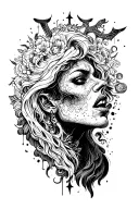 truth speaking invincible tattoo design idea