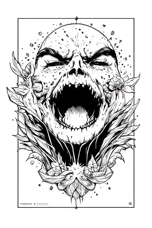 truth speaking invincible tattoo design idea