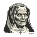 Evil Nun tattoo design idea