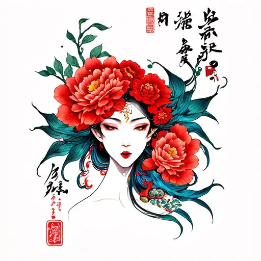 sin of lust tattoo design idea