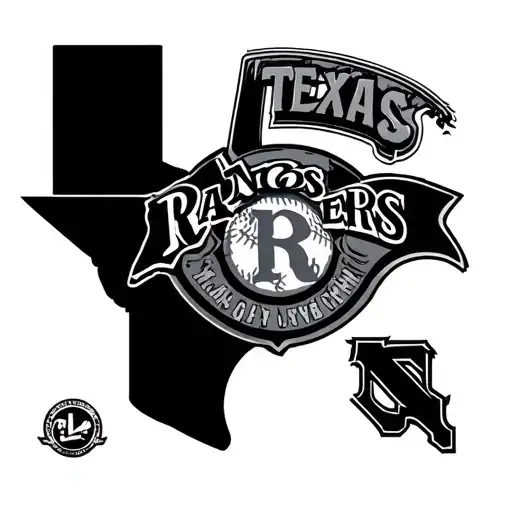 Texas Rangers tattoo design idea