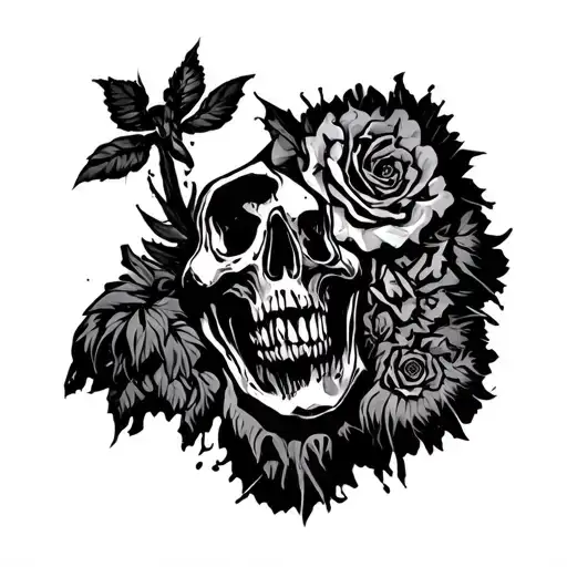 tekno 23 rave hardcore tattoo design idea