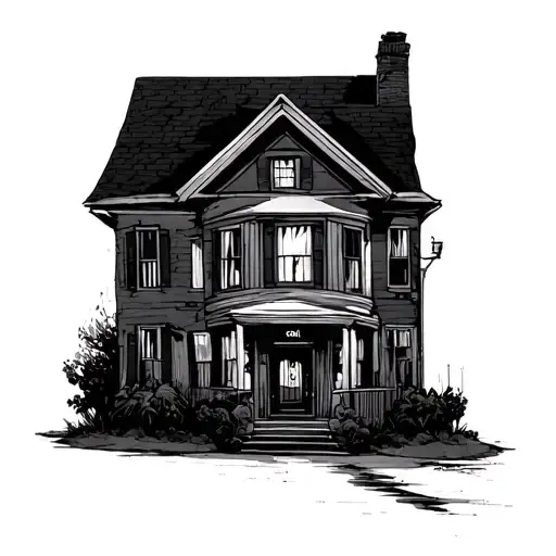 "Call" Trap House tattoo design idea