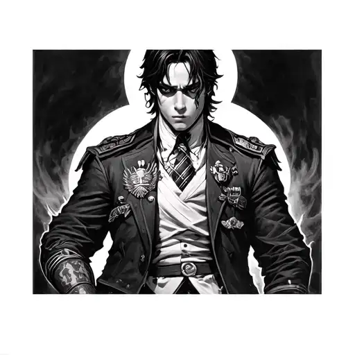 Captain Levi Ackerman tattoo design idea