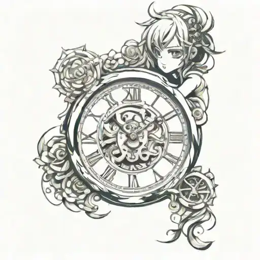 Timeclock , Drama tattoo design idea