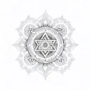 7 chakras combined tattoo design idea