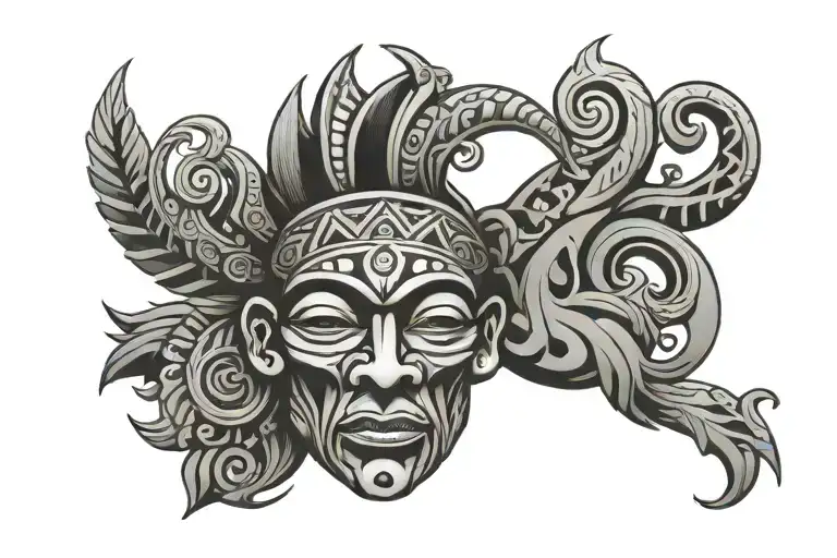 Colombian tribal tattoo tattoo design idea