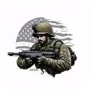 military memorials tattoo design idea