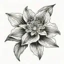 Clematis tattoo design idea