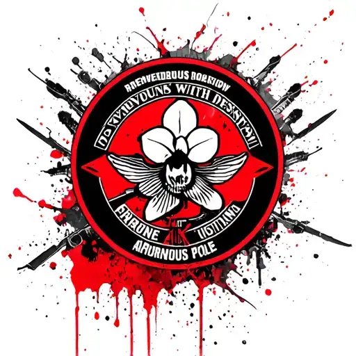 "Rendezvous With Destiny " 101st Airborne Division with Currahee and combat infantry badge with orchids tattoo design idea