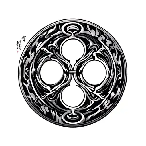 Japanese  go-en Coin tattoo design idea