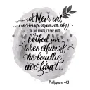 bible verse Philippians 4:13 tattoo design idea