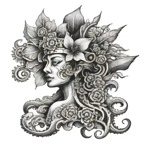 vietnam and spanish tattoo design idea