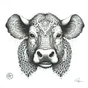 Moo Bear tattoo design idea