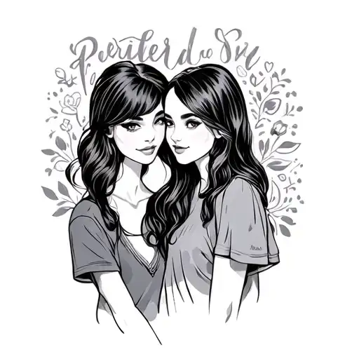 best friend, college, soul sisters, distance, silly, peace tattoo design idea