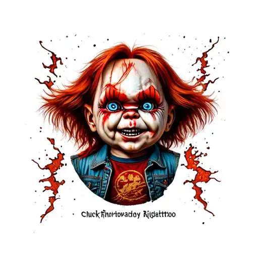 Chucky tattoo design idea