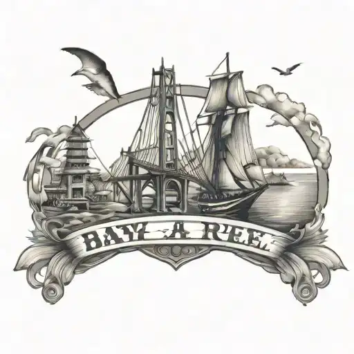 Bay Area tribute tattoo tattoo design idea