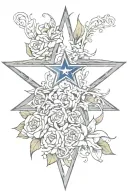 memorial for Dad, Dallas cowboys and bud light beer tattoo design idea