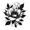 minimal tattoos designs that represent of love, care, nature, growth, eudaimonia tattoo design idea