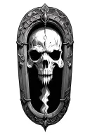 valhalla doors open tattoo design idea