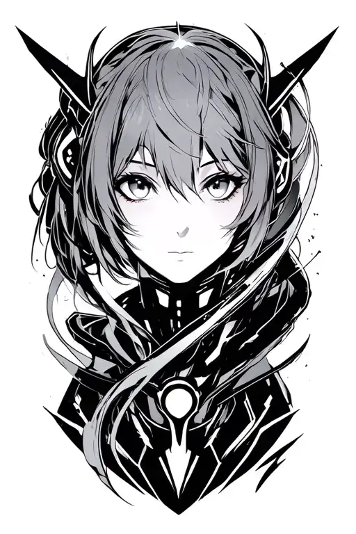 Neon Genesis Evangelion tattoo design idea