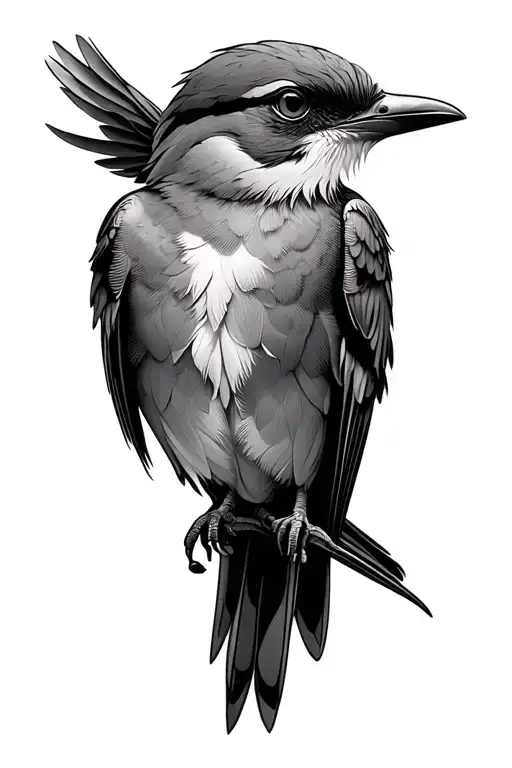 Swift Bird tattoo design idea