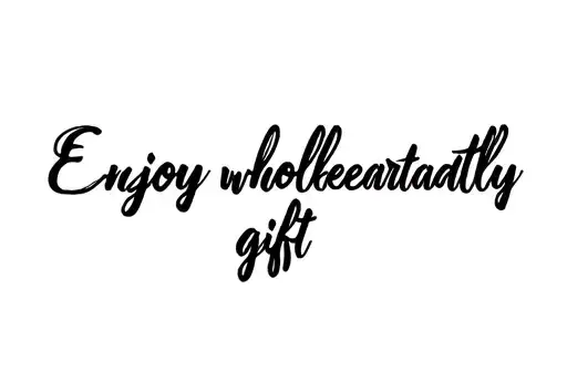 "Enjoy wholeheartedly the gift" tattoo design idea