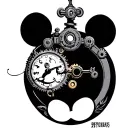 steampunk Mickey mouse tattoo design idea