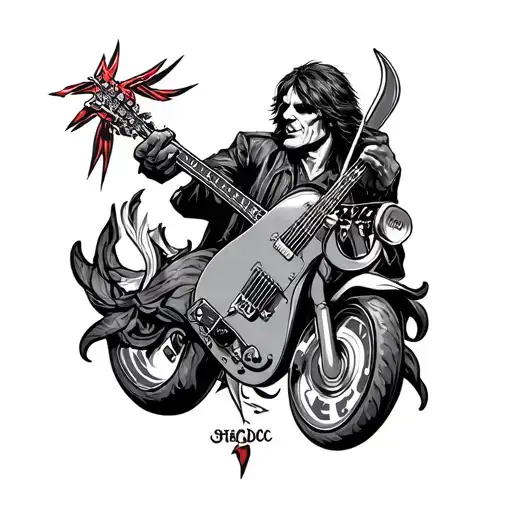 AC/DC tattoo design idea