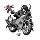 AC/DC tattoo design idea