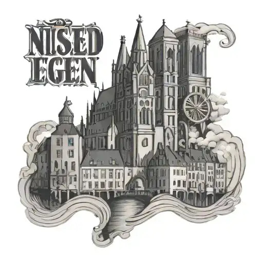 Nijmegen Netherlands blessed by God tattoo design idea