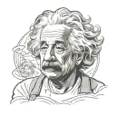 einstein tattoo design idea