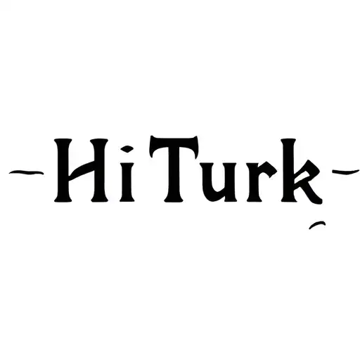 "Hi Türk" classic tattoo design idea
