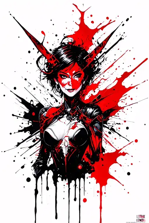 Cassiopeia only face character League of Legends tattoo design idea