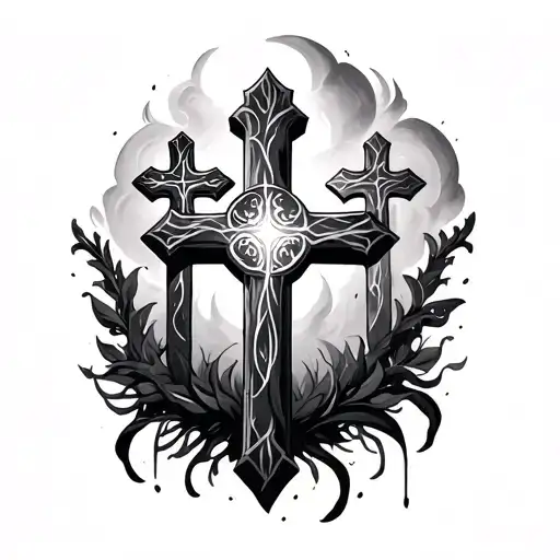 Ecclesiastes 3 crosses tattoo design idea
