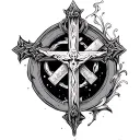 Ecclesiastes 3 crosses tattoo design idea