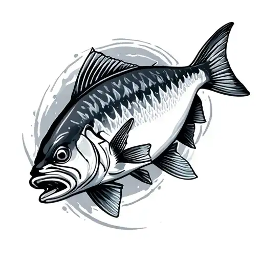 sardine sardinines beautiful minimalist tattoo design idea