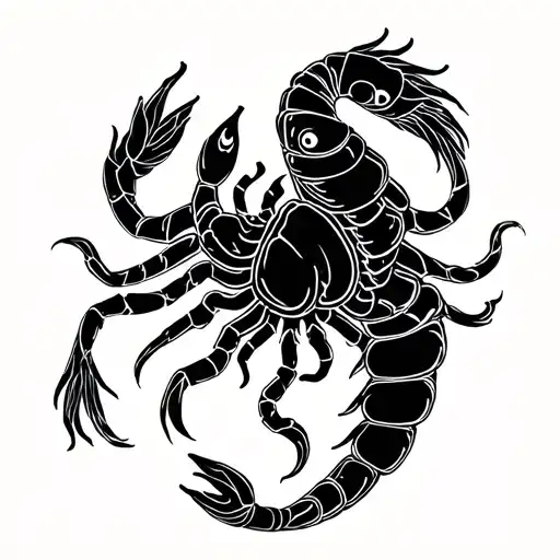 family scorpio cancer parents and child pisces tattoo design idea