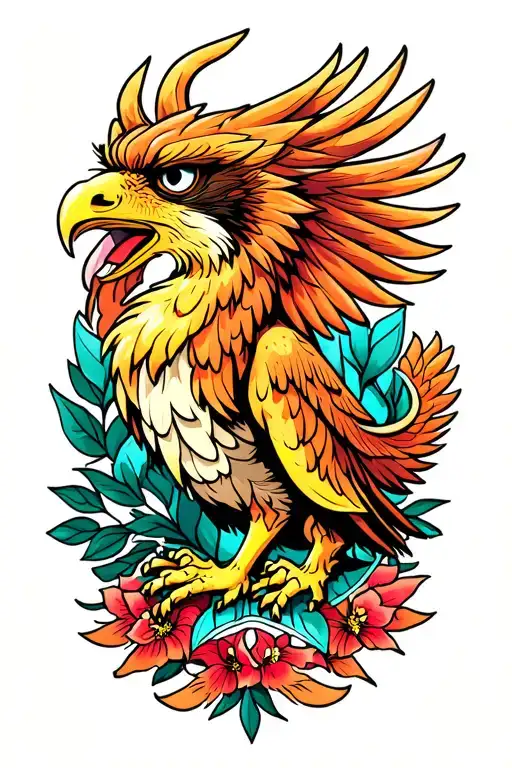 griffin tattoo design idea