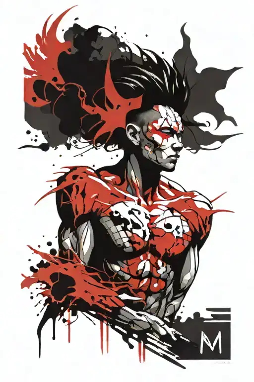 majin boo tattoo design idea