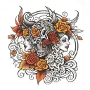 Soulmate tattoo design idea