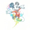 mickey mouse tattoo design idea